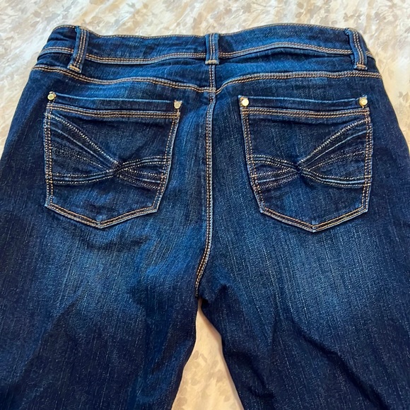 White House Black Market Slim Ankle Dark Wash Jeans 4R - Picture 3 of 4